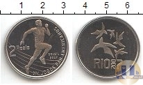 Продать Монеты Бразилия 2 рейса 2007 Медно-никель
