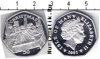 Продать Монеты Остров Мэн 50 пенсов 2002 Медно-никель