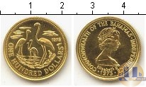 Продать Монеты Багамские острова 100 долларов 1975 Золото