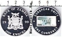 Продать Монеты Замбия 1000 квач 1999 Медно-никель