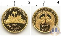 Продать Монеты Гаити 200 гурдов 1975 Золото