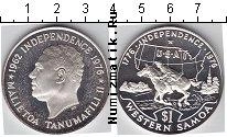 Продать Монеты Самоа 1 доллар 1976 Серебро