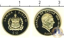 Продать Монеты Самоа 10 долларов 2003 Золото