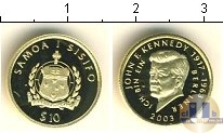 Продать Монеты Самоа 10 долларов 2003 Золото