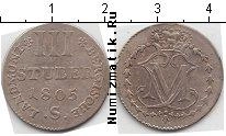 Продать Монеты Берг 3 стюбера 1805 Серебро