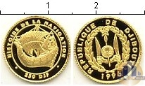 Продать Монеты Джибути 250 франков 1996 Золото
