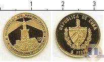 Продать Монеты Куба 5 песо 2005 Золото