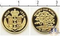 Продать Монеты Ниуэ 25 долларов 1996 Золото