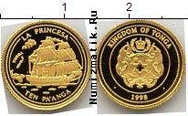 Продать Монеты Тонга 10 панга 1998 Золото