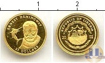 Продать Монеты Либерия 25 долларов 2002 Золото