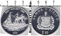 Продать Монеты Самоа 10 долларов 2003 Серебро