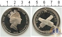 Продать Монеты Виргинские острова 20 долларов 1985 Серебро