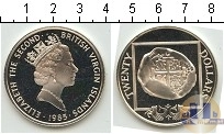 Продать Монеты Виргинские острова 20 долларов 1985 Серебро