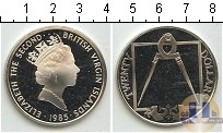 Продать Монеты Виргинские острова 20 долларов 1985 Серебро
