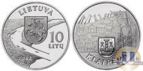 Продать Монеты Литва 10 лит 2002 Медно-никель