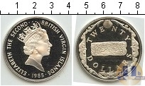 Продать Монеты Виргинские острова 20 долларов 1985 Серебро