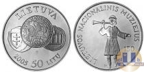 Продать Монеты Литва 50 лит 2005 Серебро