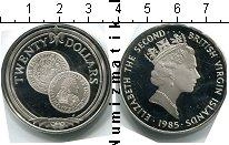 Продать Монеты Виргинские острова 20 долларов 1985 Серебро