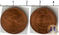Продать Монеты Сомали 1 сентим 1950 Медь