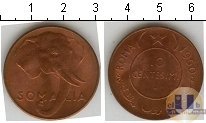 Продать Монеты Сомали 10 сентим 1950 Медь