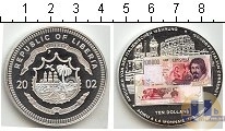 Продать Монеты Либерия 10 долларов 2002 Серебро
