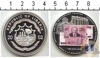 Продать Монеты Либерия 10 долларов 2002 Серебро