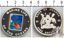 Продать Монеты Уганда 2000 шиллингов 2002 Серебро