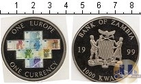 Продать Монеты Замбия 1000 квач 1998 Медно-никель