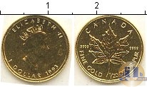 Продать Монеты Канада 1 доллар 1993 Золото