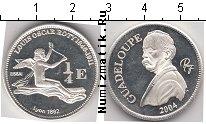Продать Монеты Гваделупа 1/4 евро 2004 Серебро