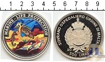 Продать Монеты Мальта 500 лир 2000 Серебро