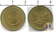 Продать Монеты Сомали 5 сентим 1967 