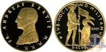 Продать Монеты Мальтийский орден 5 скудо 2007 Золото