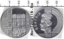 Продать Монеты Нидерланды 10 гульденов 1994 Серебро