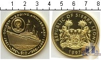Продать Монеты Сьерра-Леоне 10 долларов 1997 Серебро