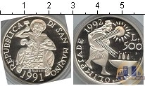 Продать Монеты Сан-Марино 500 лир 1981 Серебро
