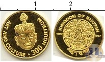 Продать Монеты Бутан 300 нгултрум 1997 Золото