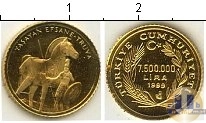 Продать Монеты Турция 7500000 лир 1999 Золото