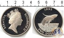 Продать Монеты Бермудские острова 2 доллара 1993 Серебро