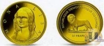 Продать Монеты Конго 10 франков 0 Золото