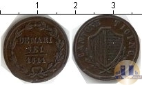 Продать Монеты Швейцария 1 динари 1841 Медь