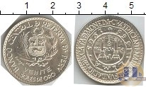 Продать Монеты Перу 10 соль 1965 Серебро