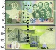 Продать Банкноты Гана 10 седи 0 