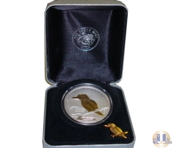 Продать Подарочные монеты Австралия Австралийская кукабурра 2007 Серебро