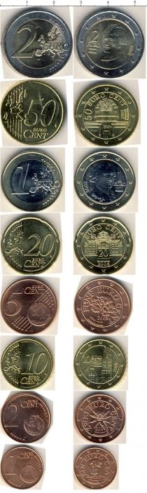 Продать Наборы монет Австрия Австрия 2005-2008 0 
