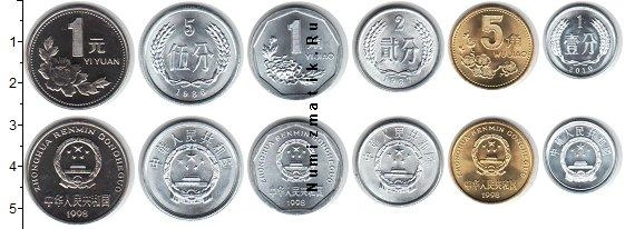 Продать Наборы монет Китай Китай 1983-2004 0 