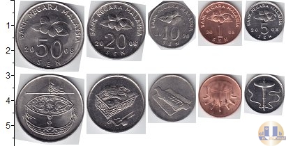 Продать Наборы монет Малайзия Малайзия 2005 2005 