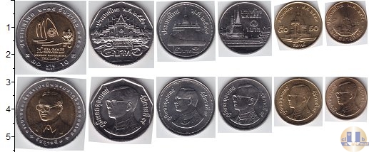 Продать Наборы монет Таиланд Таиланд 2006-2007 0 