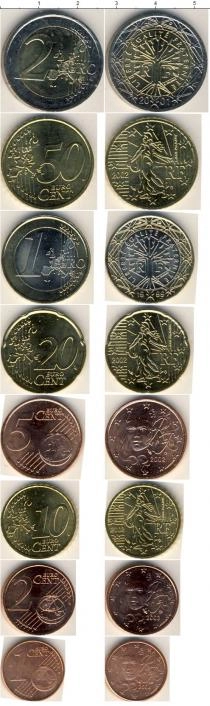 Продать Наборы монет Франция Италия 2002-2005 0 