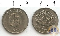 Продать Монеты Замбия 6 пенсов 1966 Медно-никель